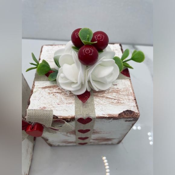 Valentine's Day Wooden Gifts, Valentine's Day Tiered Tray Decor - Picture 5 of 14